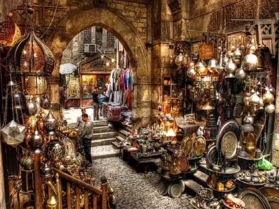 Khan Al-Khalili bazaar transit tour